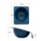 Cat Food Bowls 15Tilted Elevated- Cat Bowl for Small-Dark blue 4
