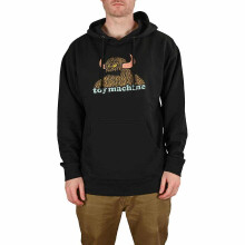 (L,Black)Toy Machine Furry Monster Pullover Hoodie - Black
