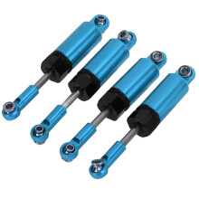 4 Stück Aluminium verstellbare Stoßdämpfer für 1/16 RC Autos Blau