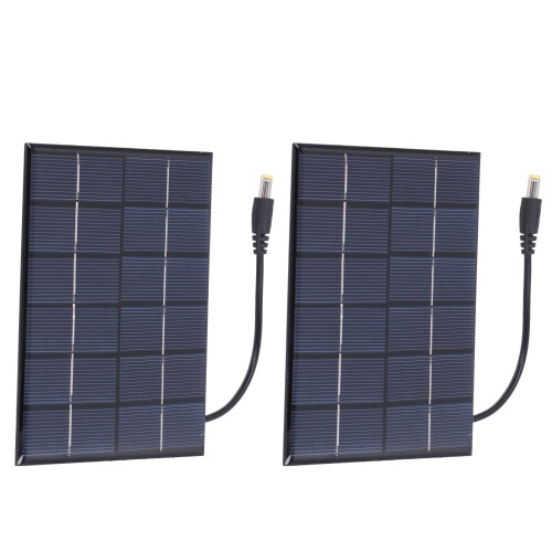 2 STÜCKE 2 W Solarmodule Hohe Conversion-Rate 1