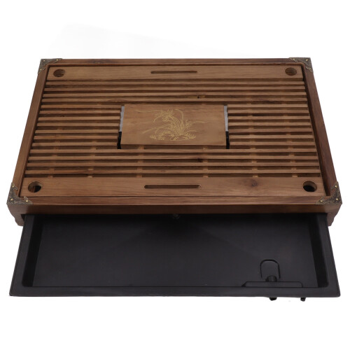 Gongfu Teetablett, Wasserspeicher, Drainage, 2