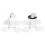 (Style 2) Super Bright Solar LED Bulbs Light Foldable Emergency Tent Camping Garage Light Lamp 4