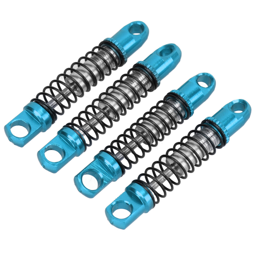 4 Pack Aluminum Front Rear Shock Absorbers For Wpl D12 1/10 Rc Car Blue 7641376954783