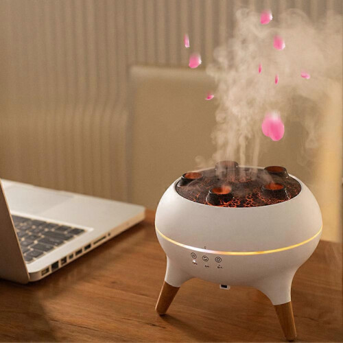 (A, 1) Essential-Oil Diffuser with 7 Colors LED Light Timing Function for Home 2