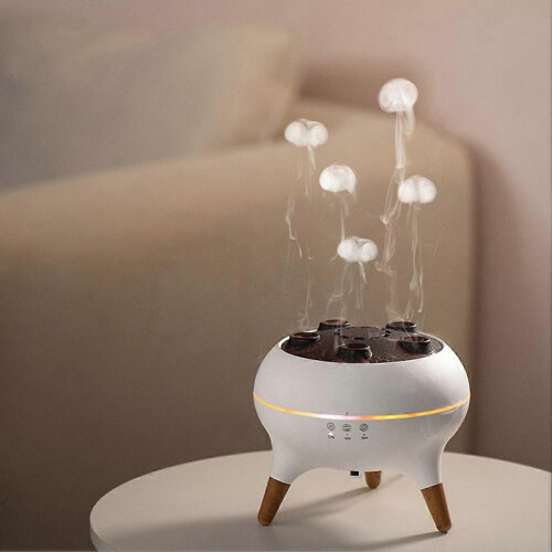 (B, 1) Essential-Oil Diffuser with 7 Colors LED Light Timing Function for Home 1