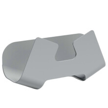 (Gray) Wall Mounted Pot Lid Holder Multipurpose Punch-free Pot Cover Drain Rack