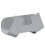 (Gray) Wall Mounted Pot Lid Holder Multipurpose Punch-free Pot Cover Drain Rack 1