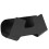 (Black) Wall Mounted Pot Lid Holder Multipurpose Punch-free Pot Cover Drain Rack 1