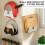 (Gray) Wall Mounted Pot Lid Holder Multipurpose Punch-free Pot Cover Drain Rack 2