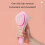 Self Cleaning Slicker Brush Grooming Combs-Pink and white 2