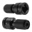 2 Pack 1/2" Square to 1/4" Hex Socket Adapter, Quick Release Impact Ratchet Chuck Converter and Screwdriver Bit Holder Socket 1
