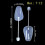 10 Pairs Plastic Shoe Tree Stretcher Shaper for Men (White) 2