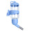 Automatic Water Drinking Bowl for Hamster Pet Water-blue S 1