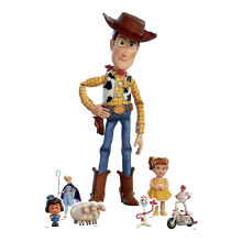 Woody Toy Story Cardboard Cutout Disney Decoration Pack  - Includes 6 Mini Cutouts