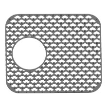 (Style Three, Gray) Silicone Sink Protector Foldable Non-Slip Sink Mat Grid Accessory for Kitchen