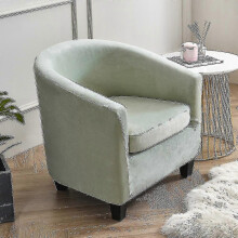 (Mint Green) Armchair Chair Sofa Cover Living Room Chair Seat Slipcover