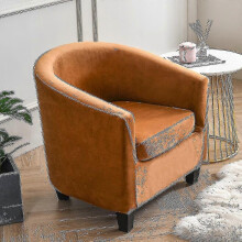 (Camel) Armchair Chair Sofa Cover Living Room Chair Seat Slipcover