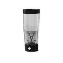(Black) Cute Electric Mixing Cup Rechargeable One Switch Drinkware For Sport Fitness