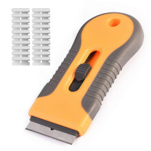 Oven Cleaner Non-Scratch, Cooktop Cleaning Tool with 40 Spare Units, Ideal for Hob Cleaning, Ceramic Hobs, Glass Doors, Windows -GSL