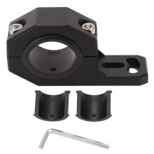 Motorcycle Spotlight Bracket, Horizontal 360 Adjustable Mounting System for External Auxiliary Fog Working Lights, Rustproof Aluminum Material with