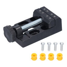 Miniaturowy zacisk stołowy do małych części, regulowany imadło do wiertarki o wielofunkcyjnej konstrukcji, imadło ze stopu aluminium, trwałe i