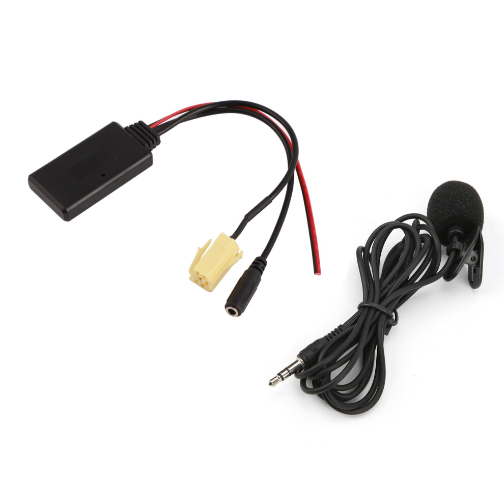 Bluetooth Aux Cable Adapter, Professional Design Bluetooth 5.0 Technology Handsfree Calling Car Audio Adapter With Built-In Microphone, Stable And 9358999855622