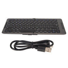 Teclado dobrável, teclado dobrável sem fio portátil com conectividade Bluetooth para digitação perfeita em dispositivos Windows, Android e iOS,