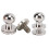 Decorative Rivets for Leather Craft, Solid Brass Material Ball Head Stud Rivets with Screw Back Design for DIY Handbag Belt Wallet Repairs, Secure 6