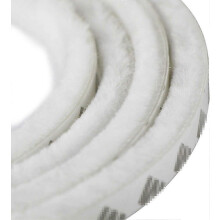 9mm x 15mm Self-adhesive Anti-dust Brush Strip for Movable Windows and Doors (White)
