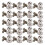 Decorative Rivets for Leather Craft, Solid Brass Material Ball Head Stud Rivets with Screw Back Design for DIY Handbag Belt Wallet Repairs, Secure 3