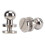 Decorative Rivets for Leather Craft, Solid Brass Material Ball Head Stud Rivets with Screw Back Design for DIY Handbag Belt Wallet Repairs, Secure 7