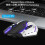 RYRA Rechargeable Wireless Mouse Bluetooth 2.4G Computer Gaming Mouse Mute E-Sports 4