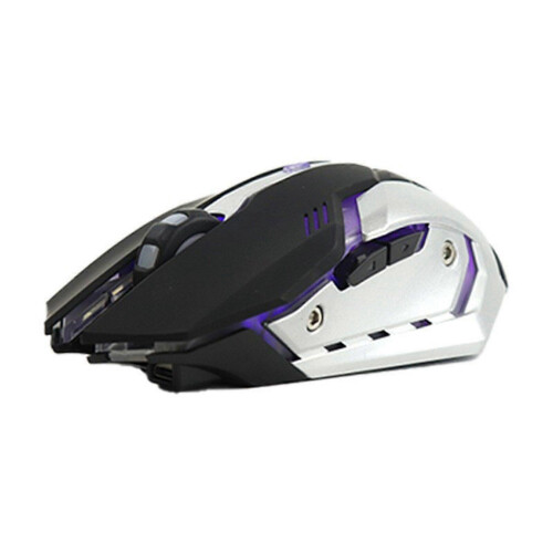 RYRA Rechargeable Wireless Mouse Bluetooth 2.4G Computer Gaming Mouse Mute E-Sports 1