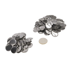 100 Stück 58mm Metalllieferungsabzeichen-Ansteckset für DIY-Bastelarbeiten und Geschenke