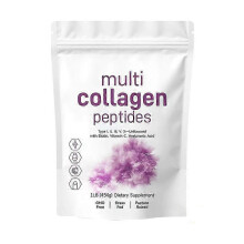 (2pc) Multi-Collagen Peptides - Hydrolyzed Protein Peptides Types I, II, III, V, X to Support Skin, Hair, 25-26