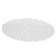 Clear Scale Acrylic Center Finder - 20cm Diameter Circles Drawing Tool