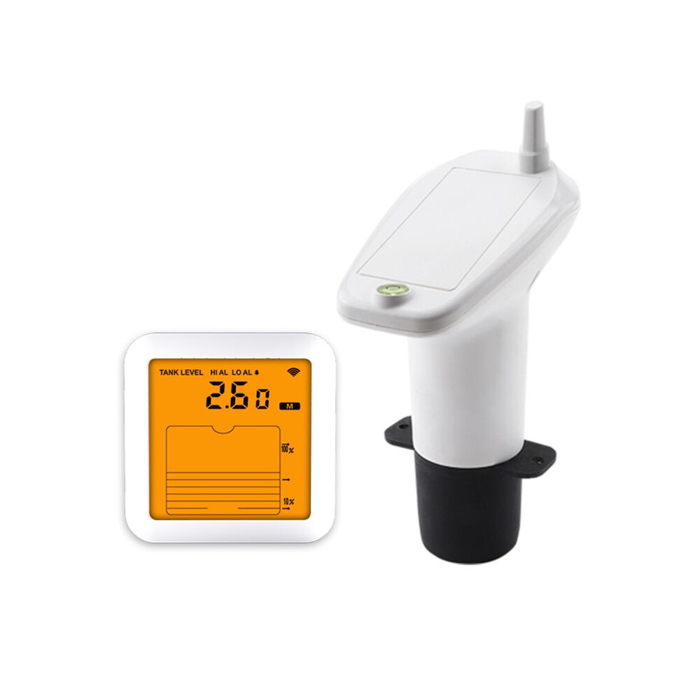 Ultrasonic Water Tank Liquid Depth Level Meter With Temperature Sensor, Display, And Alarm Water Tank Level Meter 6031479444556