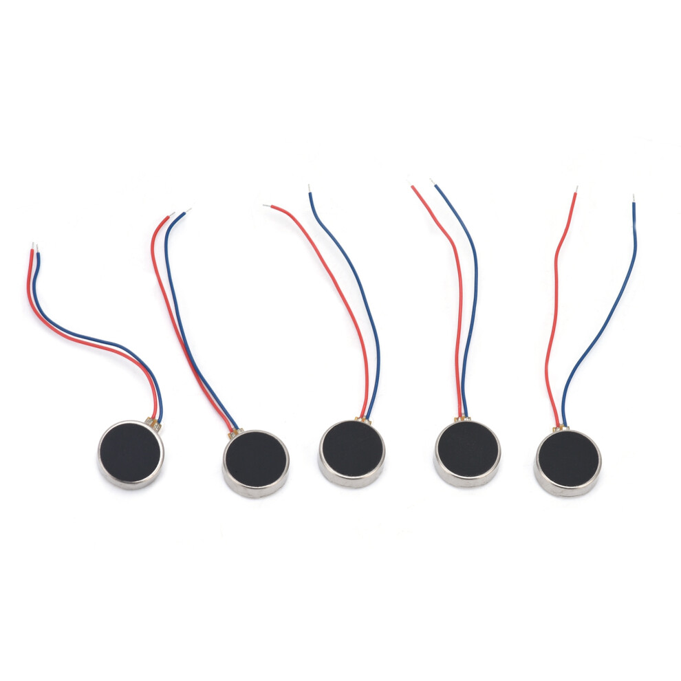 Mini Flat Coin Vibration Motor 3V 5W Small Lightweight 12000Rpm 7891376961193