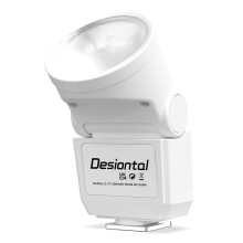Desiontal F02 Flash for DSLR Cameras Type-C Charging 6500K Color Temperature for
