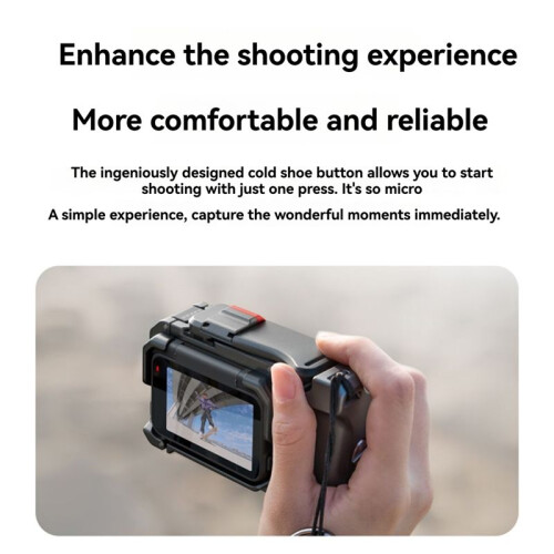 For  Ace Pro 2 / Ace Pro Grip Kit Camera Frame & Expand Accessories for Enhanced Filming Experience Silver 1