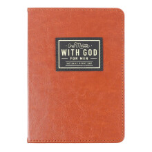 One Minute with God Faux Leather Devotional Journal Portable Daily Reflection Book Perfect Gift for Christmas