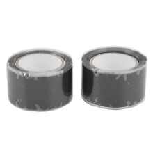 Silicone Self Fusing Tape Waterproof Insulation for Pipe Repair 2PCS Black