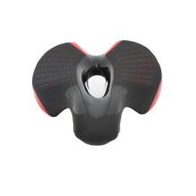 Mountainbike-Sattel Ergonomisch Atmungsaktiv Wasserdicht 911 Schwarz & Rot