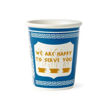 (B) 300ml Ceramic Cup We are Happy to Serve You Coffee Cup for Kitchen Coffee Shops Drinkware Gift Souvenir