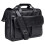 (Black) Laptops Tote Bag for Men Large PU Leather Briefcase for Men Multiple Compartments Messenger Bag 1