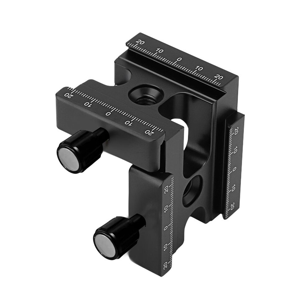Right Angle Clamp 90 Degree Double Quick Release L Clamp With 1/4 Screw For Arca Rrs Benro Rail Plate Nodal Slide 6032692413053