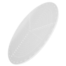 Runder Mittelfinder mit klaren Skalen aus Acryl, 30 cm, DIY-Kreiszeichner Werkzeug
