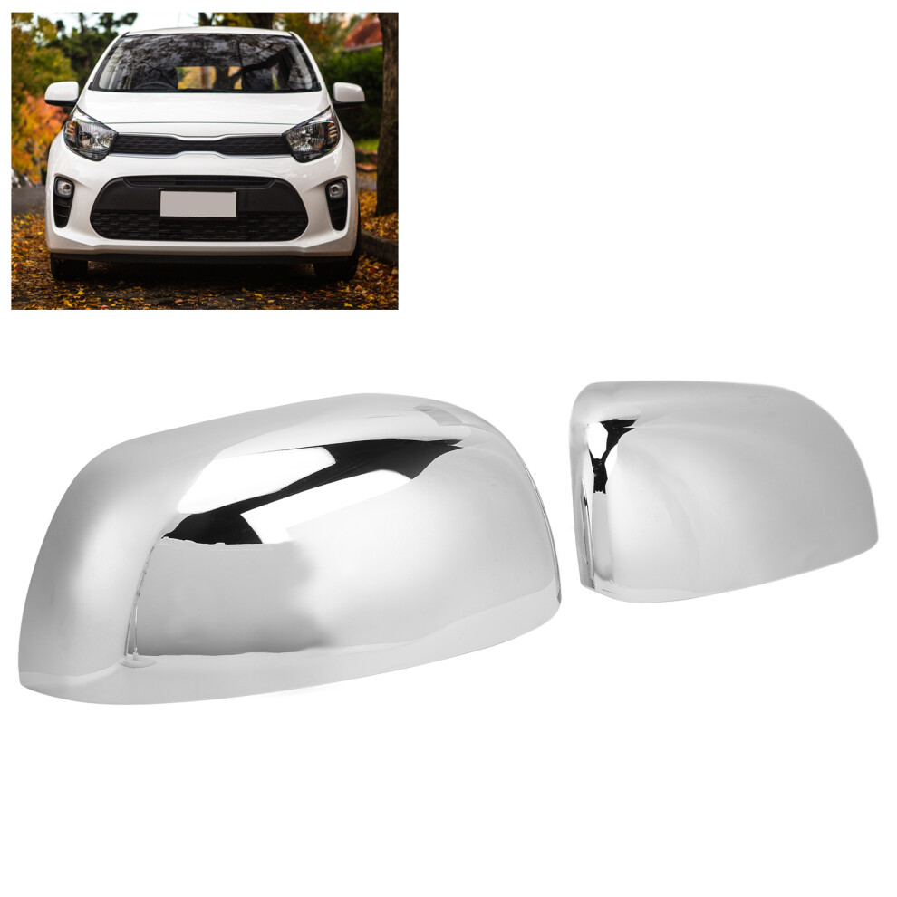 2Pcs Rear View Mirror Cover For Kia Morning 2012-2018 Electroplating Protection 6941376964272