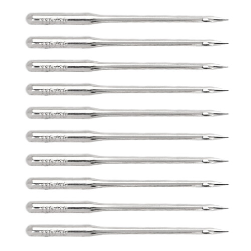 Heavy Duty Sewing Machine Needles Universal Sewing Machine Needles 100 Pcs Sharp Sewing Machine Needles Improved Work Efficiency Flat And Round 1