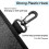 (Black) Golf Accessory Bag Multi Pocket Organizer Portable Pouch Compatible For Golf Balls Tees Storage Hanging Hook Design 4